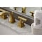 Kingston Brass KS4947CQL Widespread Bathroom Faucet with Brass Pop-Up, Brushed Brass KS4947CQL - alternate 5